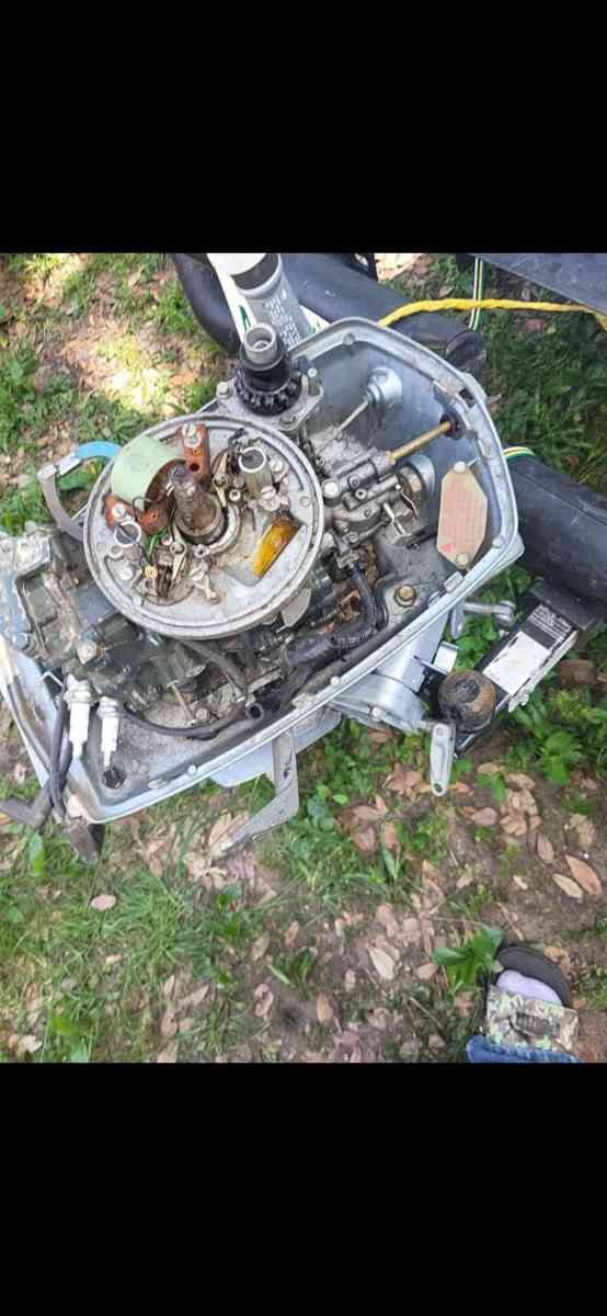 6hp Evinrude tiller motor