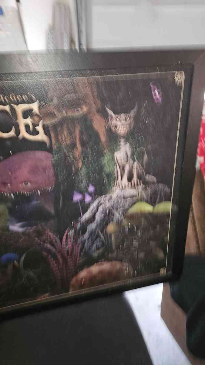 american mcgees alice mushroom garden  painting