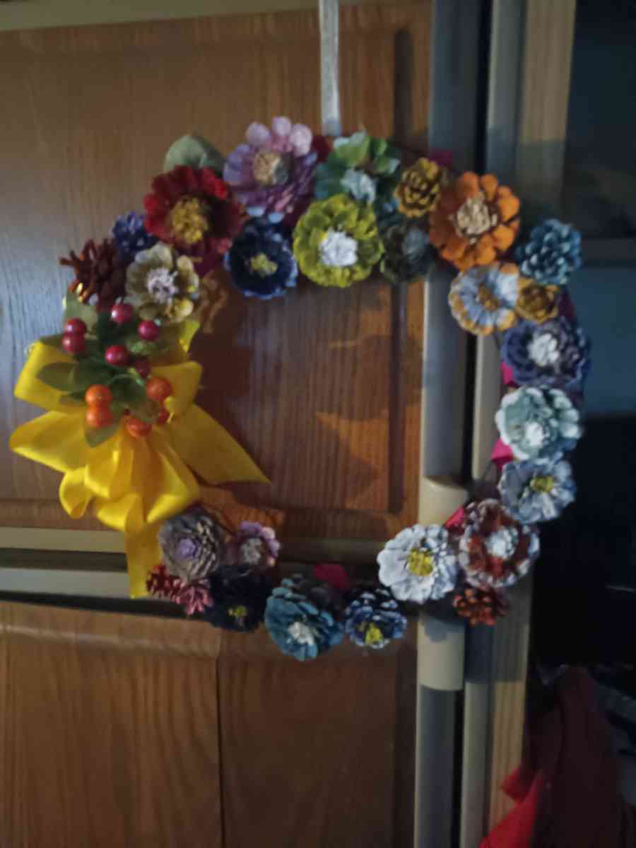 pine cone wreaths