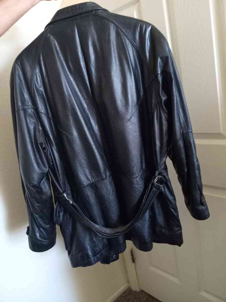 Wilsons leather jacket mens large