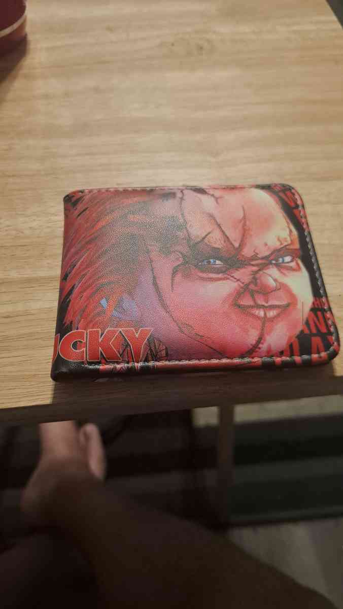 chucky wallet  CASH ONLY  no exceptions
