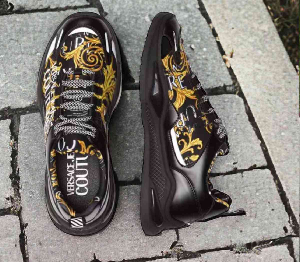 mens size 10  brand new Versace sneakers
