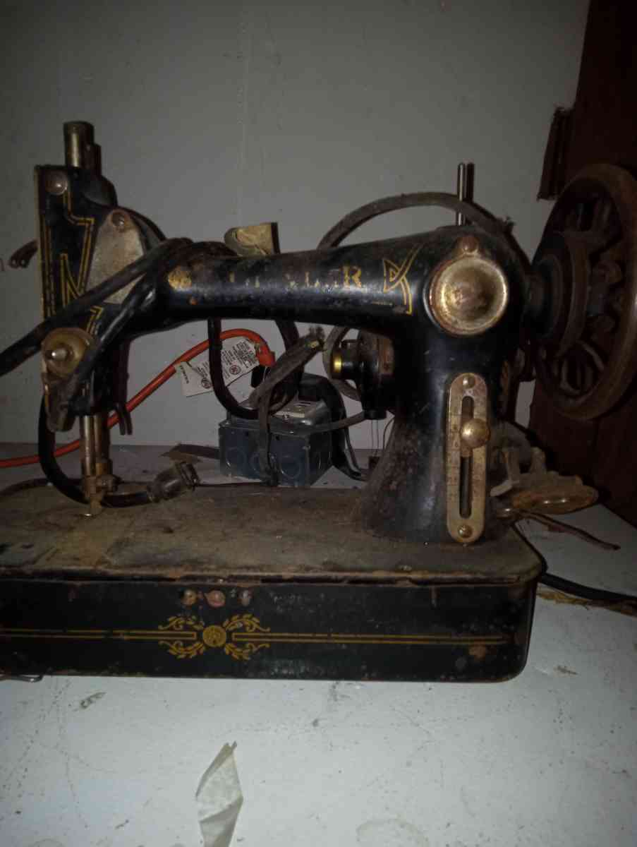 old sewing machine
