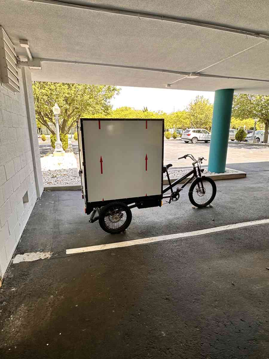 Electric Box Cargo Bike Trike  Efficient Delivery Solution