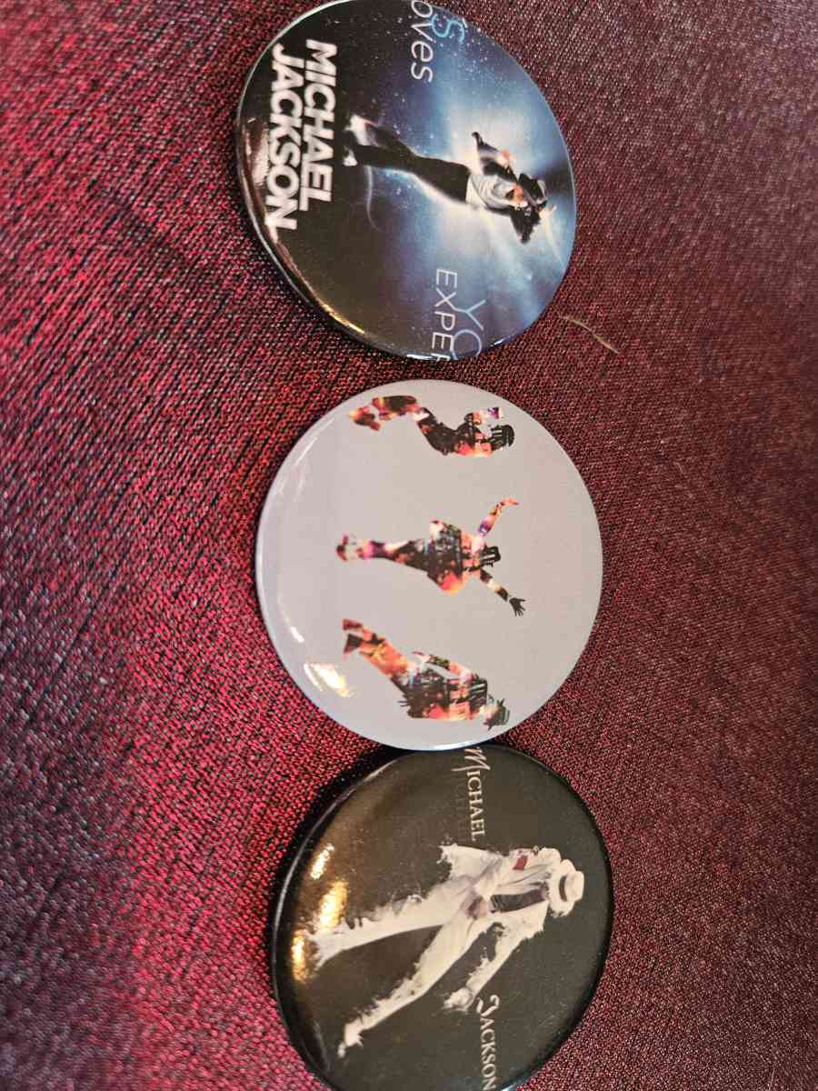 RARE Collectible Michael Jackson Pins