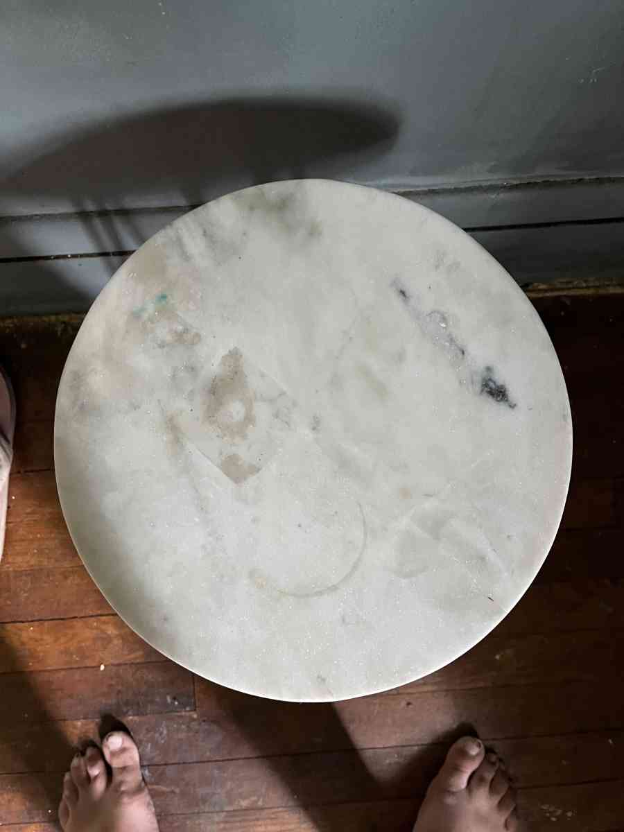 small marble table