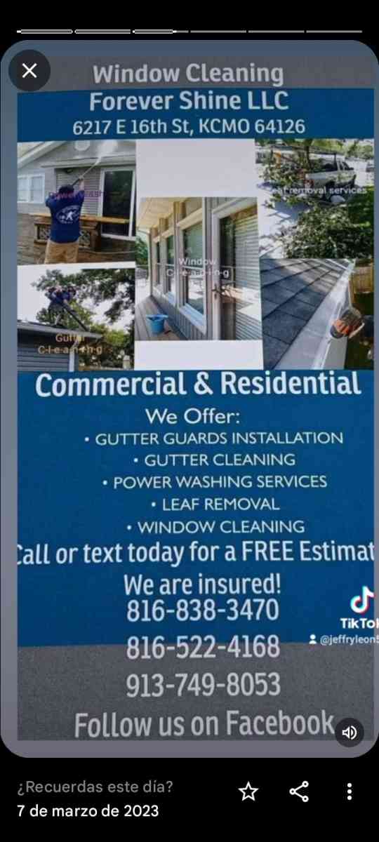 Gutter cleaning for sale