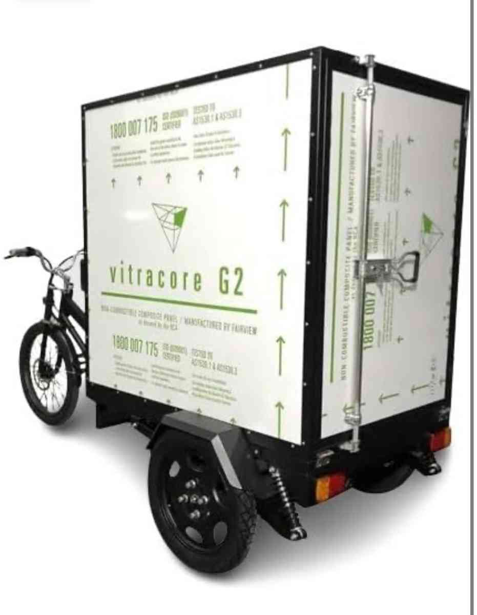 As New Electric Box Cargo Trike  Efficient Delivery Solution