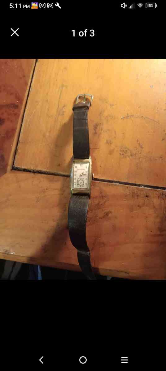 Dolls and Ventage bulova watch