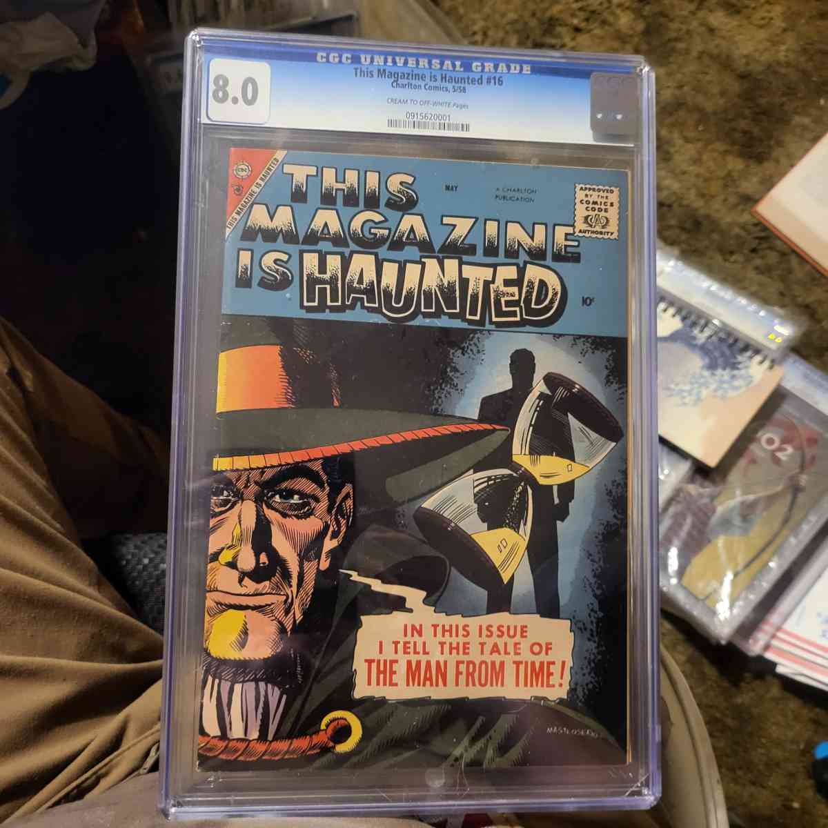 This Magazine is Haunted 16 1958  8pt0 CGC