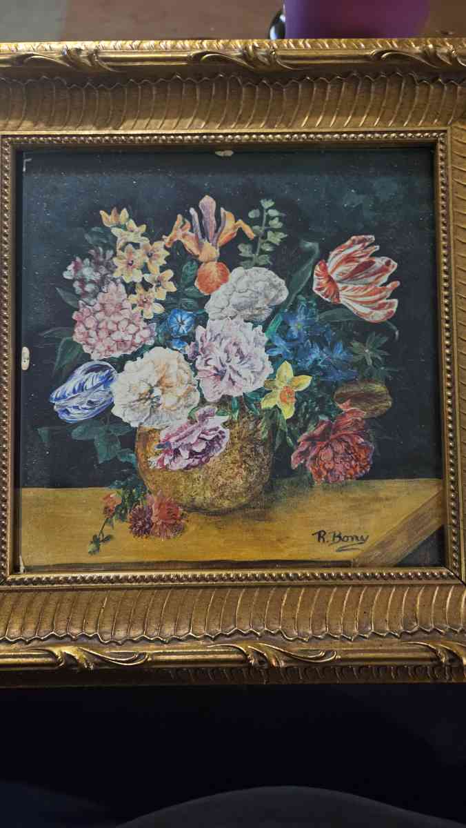 a beautiful hand painting