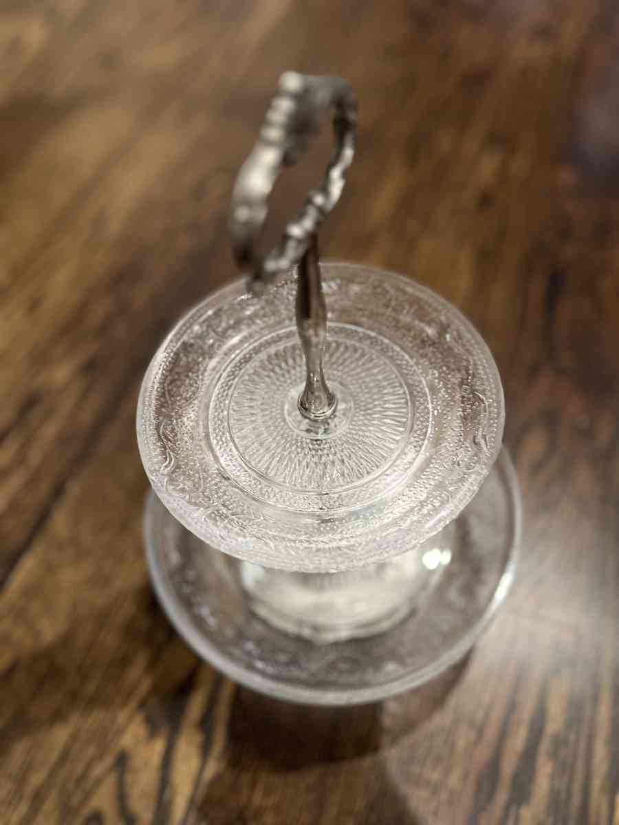 2 Layer Glass Stand for desserts