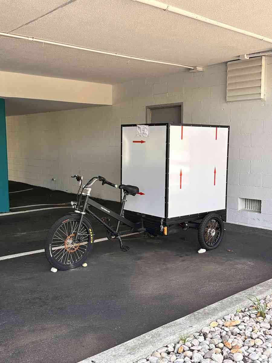 As New Electric Box Cargo Trike  Efficient Delivery Solution