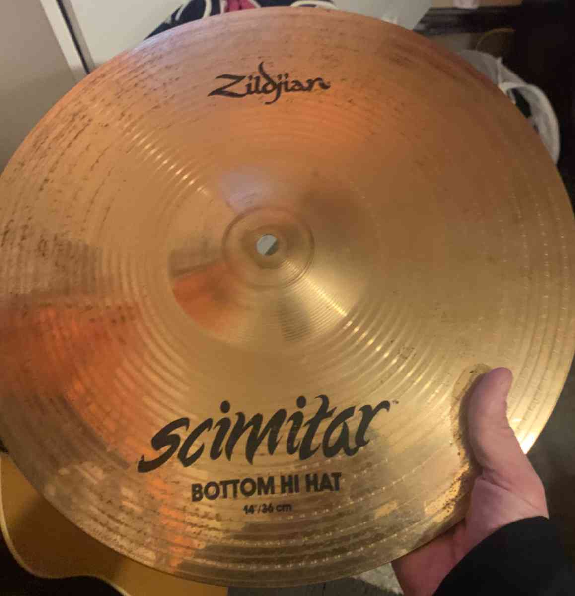 Zildjian Scimitar Hihats Cymbal Set Top and Bottom