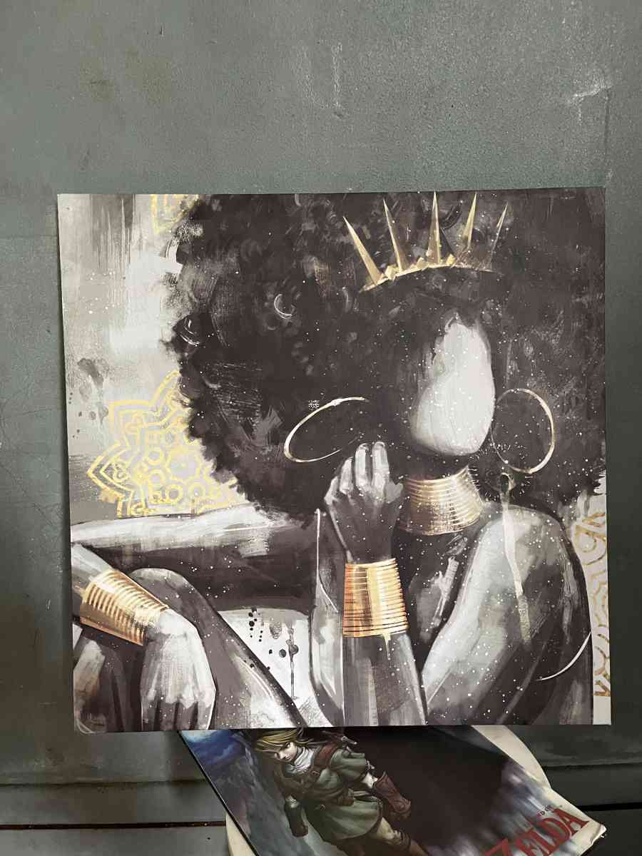 African American Queen Painting