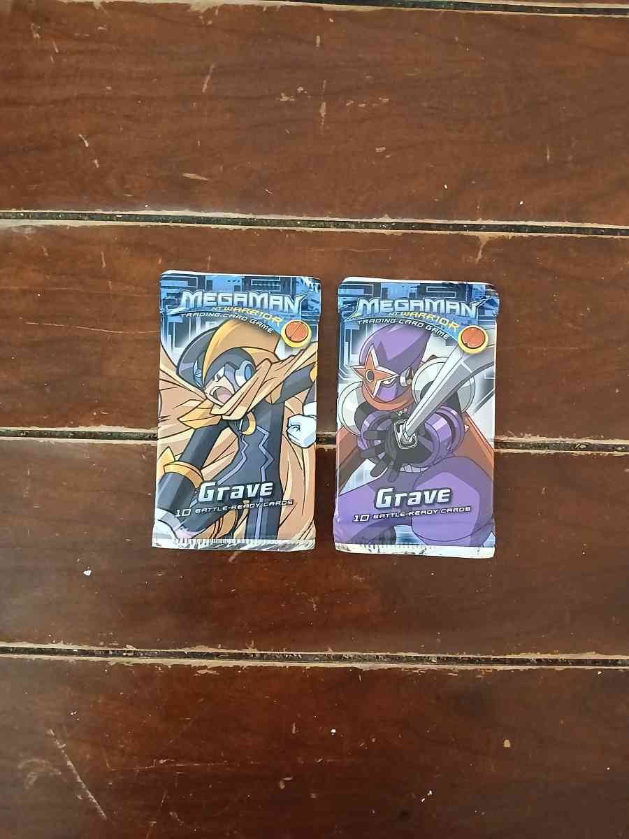 Megaman NT Warrior Trading Card Game Booster Packs 2004