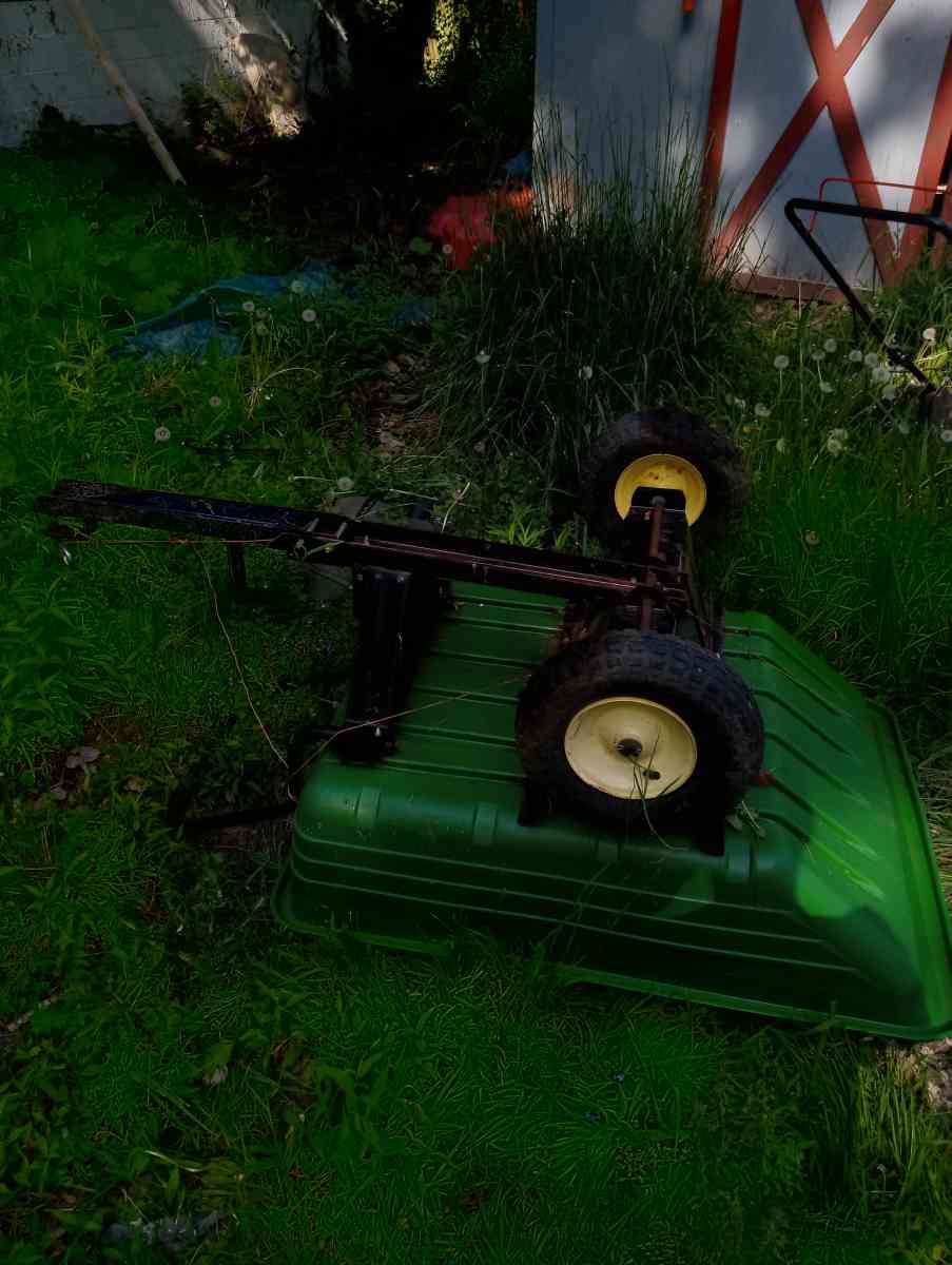 riding mower dump trailer