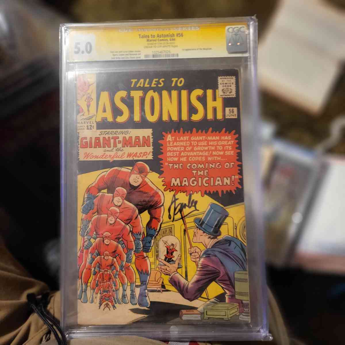Tales to Astonish 56 5pt0 signed by Stan Ler