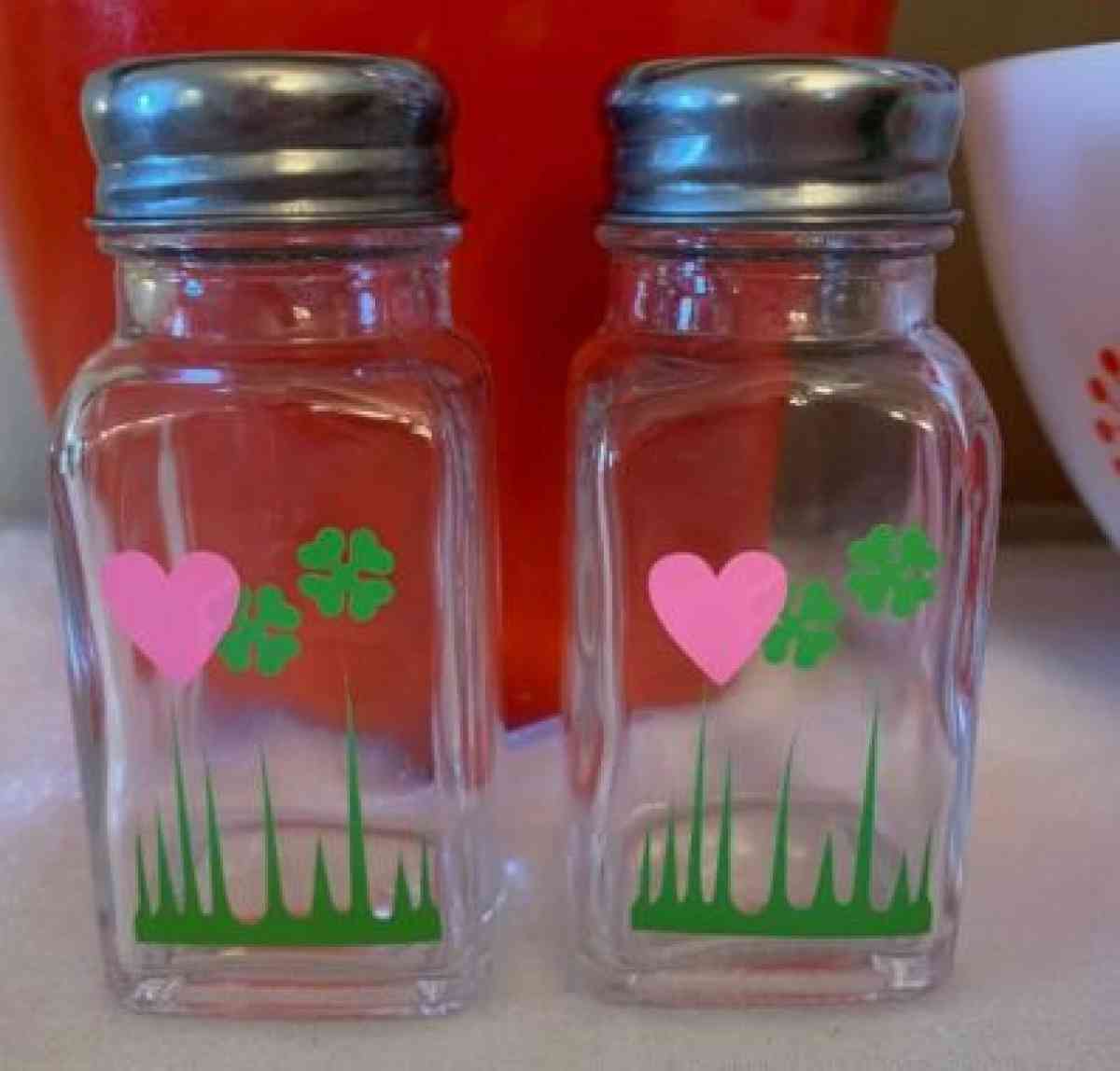 Pyrex salt and pepper shakers