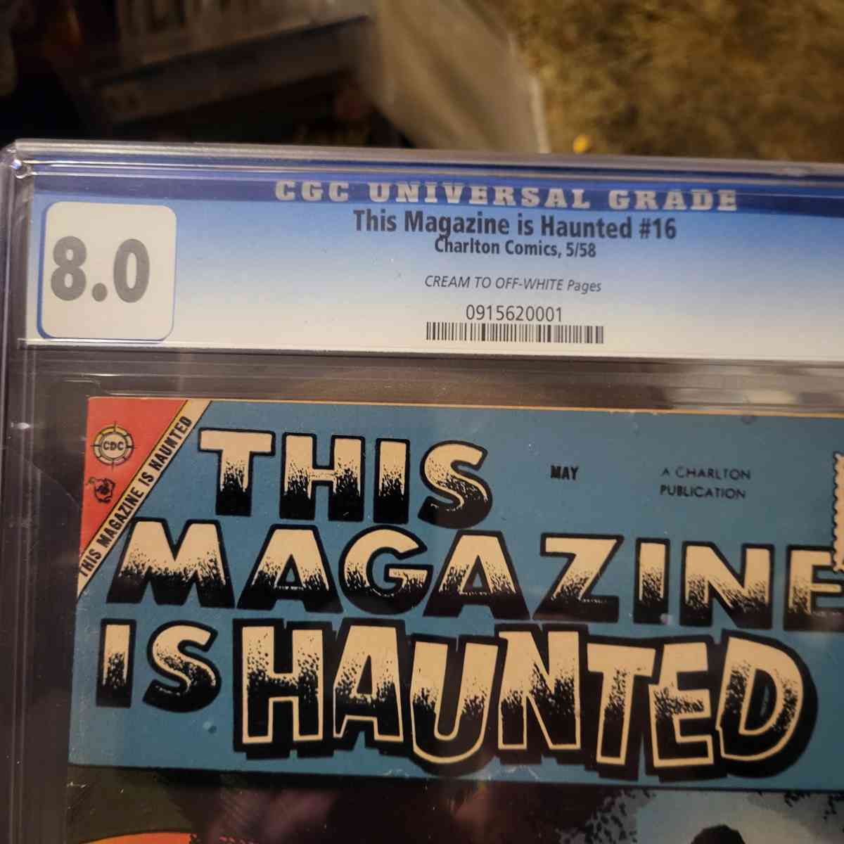 This Magazine is Haunted 16 1958  8pt0 CGC