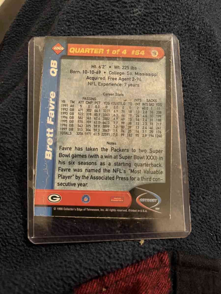 Aaron Rodgers first Super Bowl card