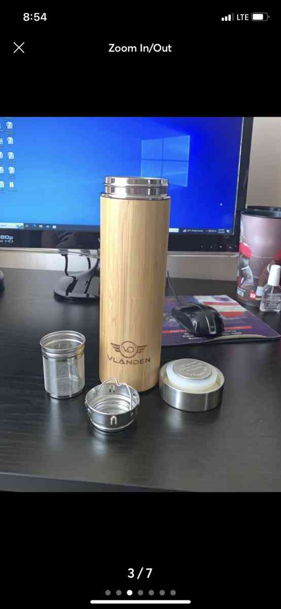 Bamboo tumbler