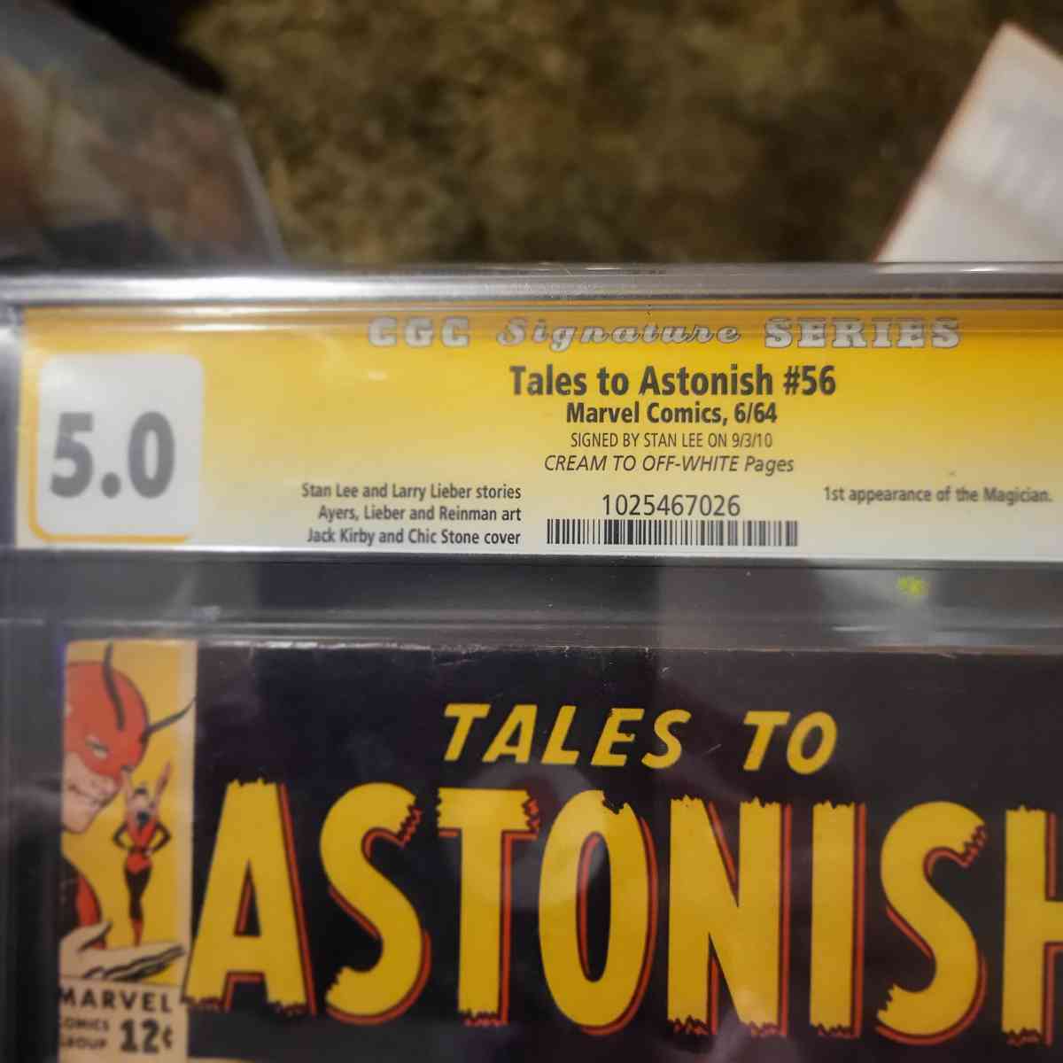 Tales to Astonish 56 5pt0 signed by Stan Ler
