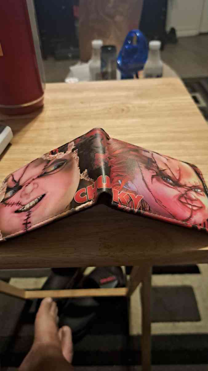 chucky wallet  CASH ONLY  no exceptions