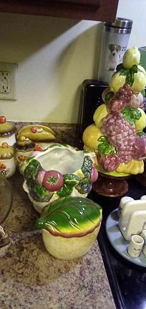 vintage  hand made home decor frome the 40s