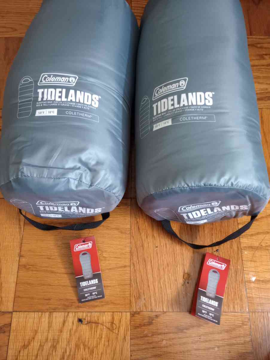 Coleman tidelands sleeping bags