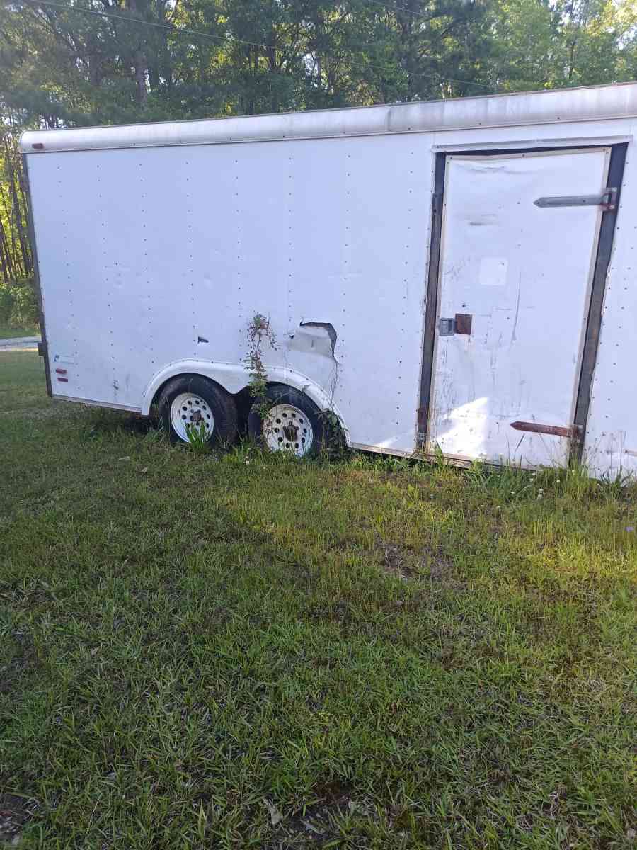 7X16 feet enclosed cargo trailer