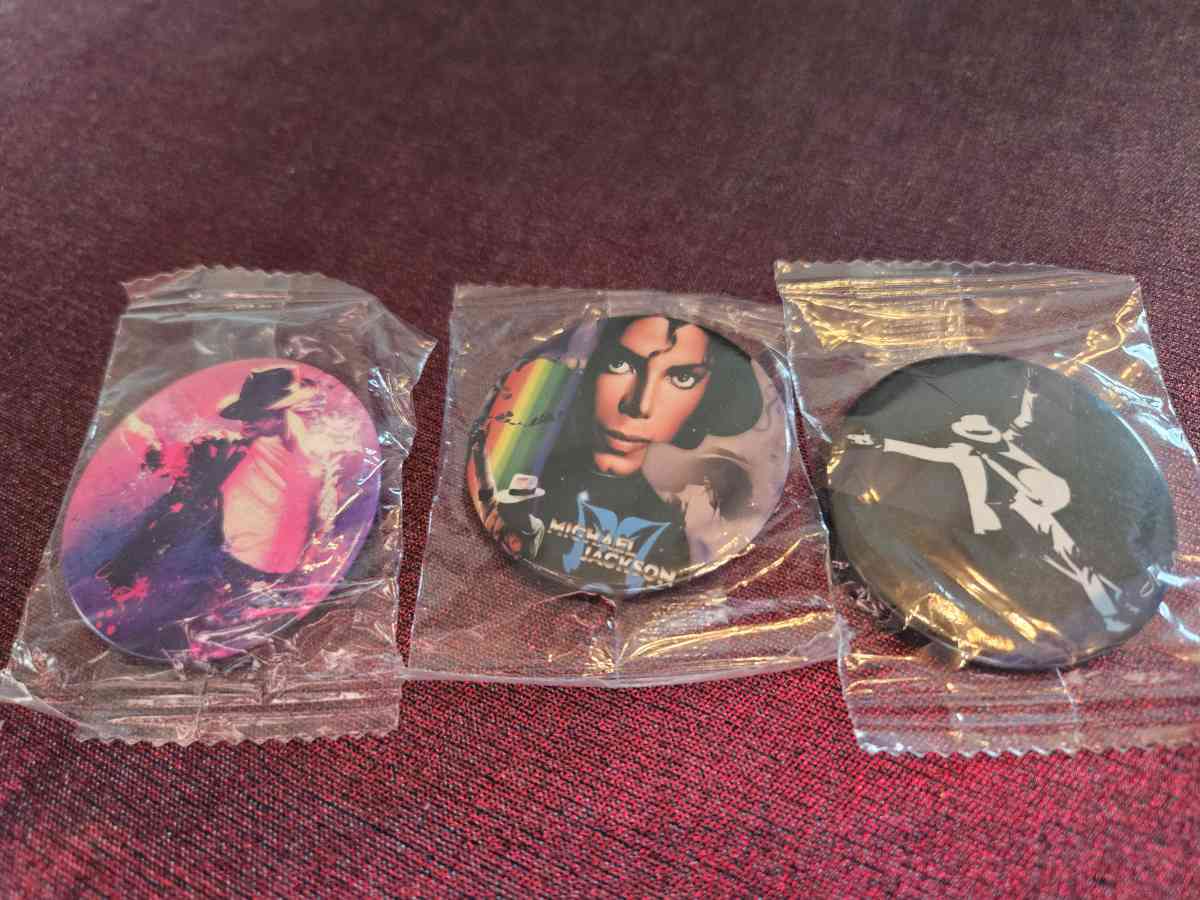 RARE Collectible Michael Jackson Pins