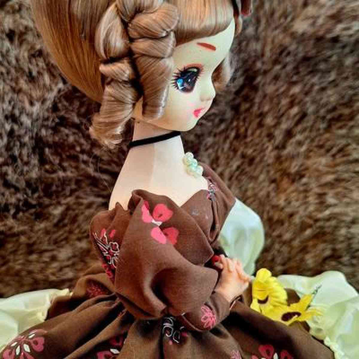 Vtg 1960s BigEyed Bradley Doll RARE COLLECTABLE