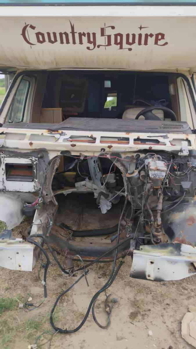 scrap Chevy camper van