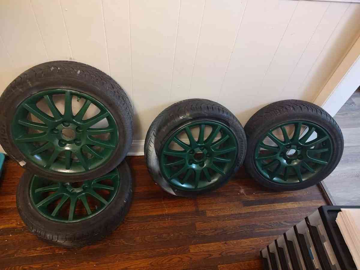 five lug 16 in low profile tires and rims
