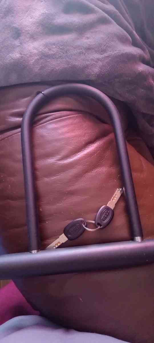 a bicycle lock