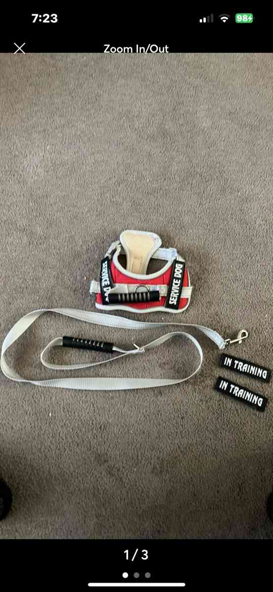 service dog harness set