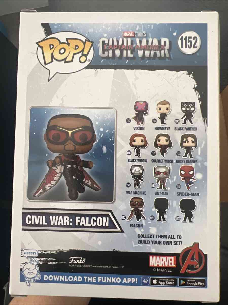 funko pop falcon civic war Amazon exclusive