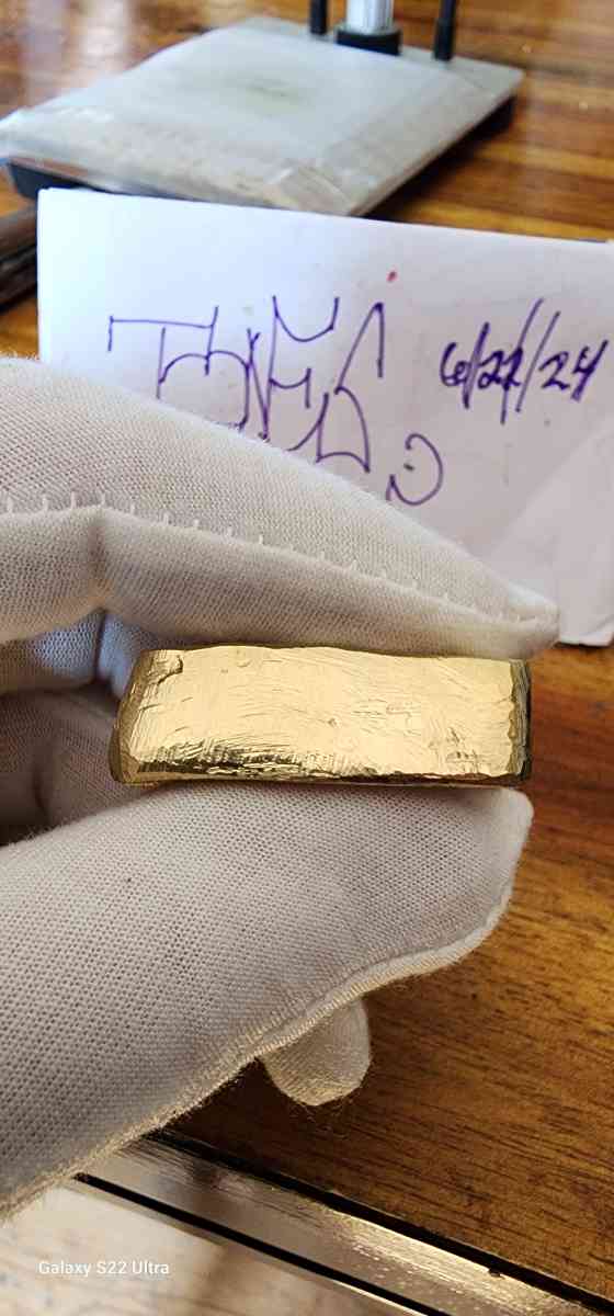 pure 3oz gold bar sigmaxrayed Verified