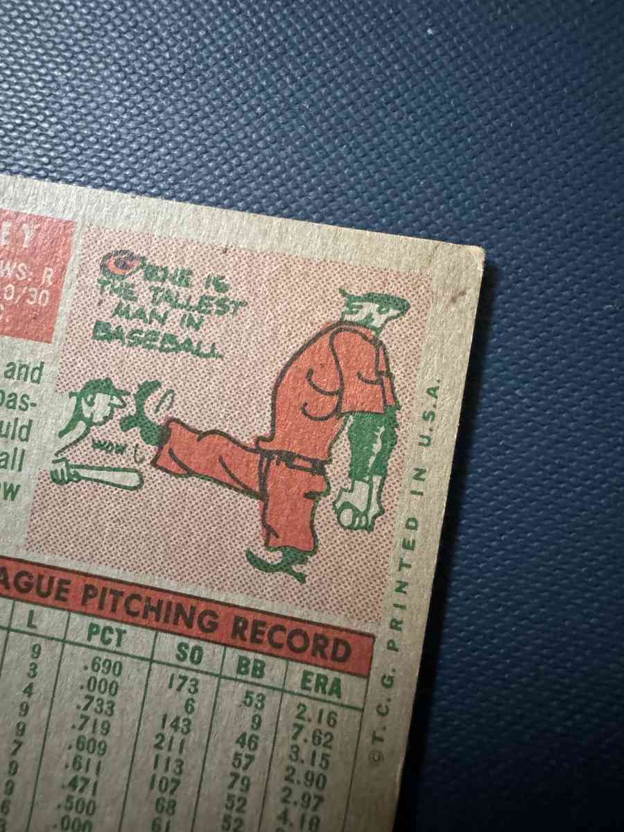 Gene Conley Baseball Card Topps 492