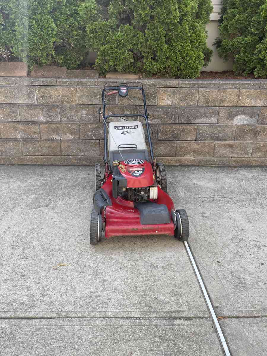 craftsman self propelled lawn mower
