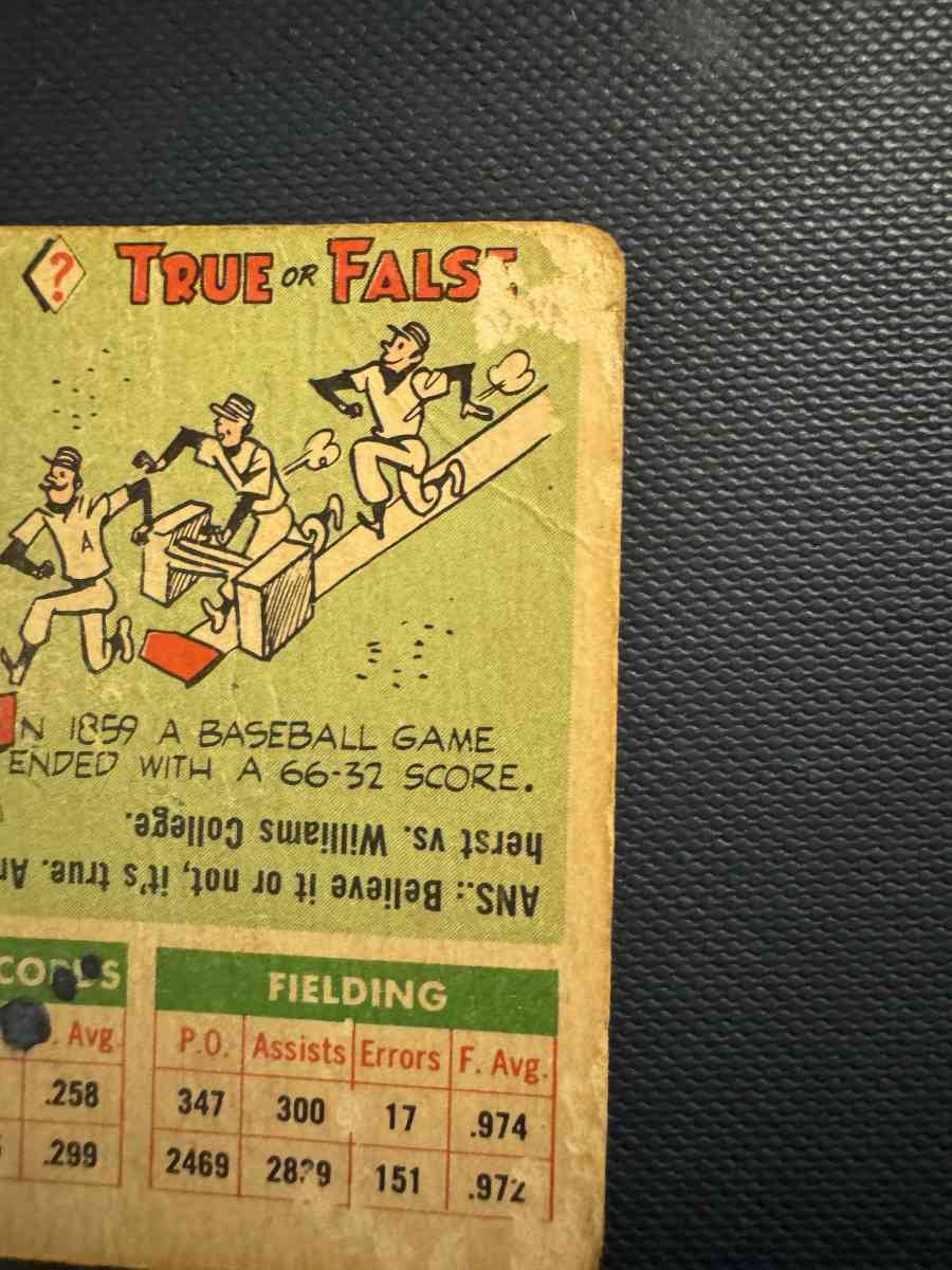 Spook Jacobs Baseball Card Topps 61