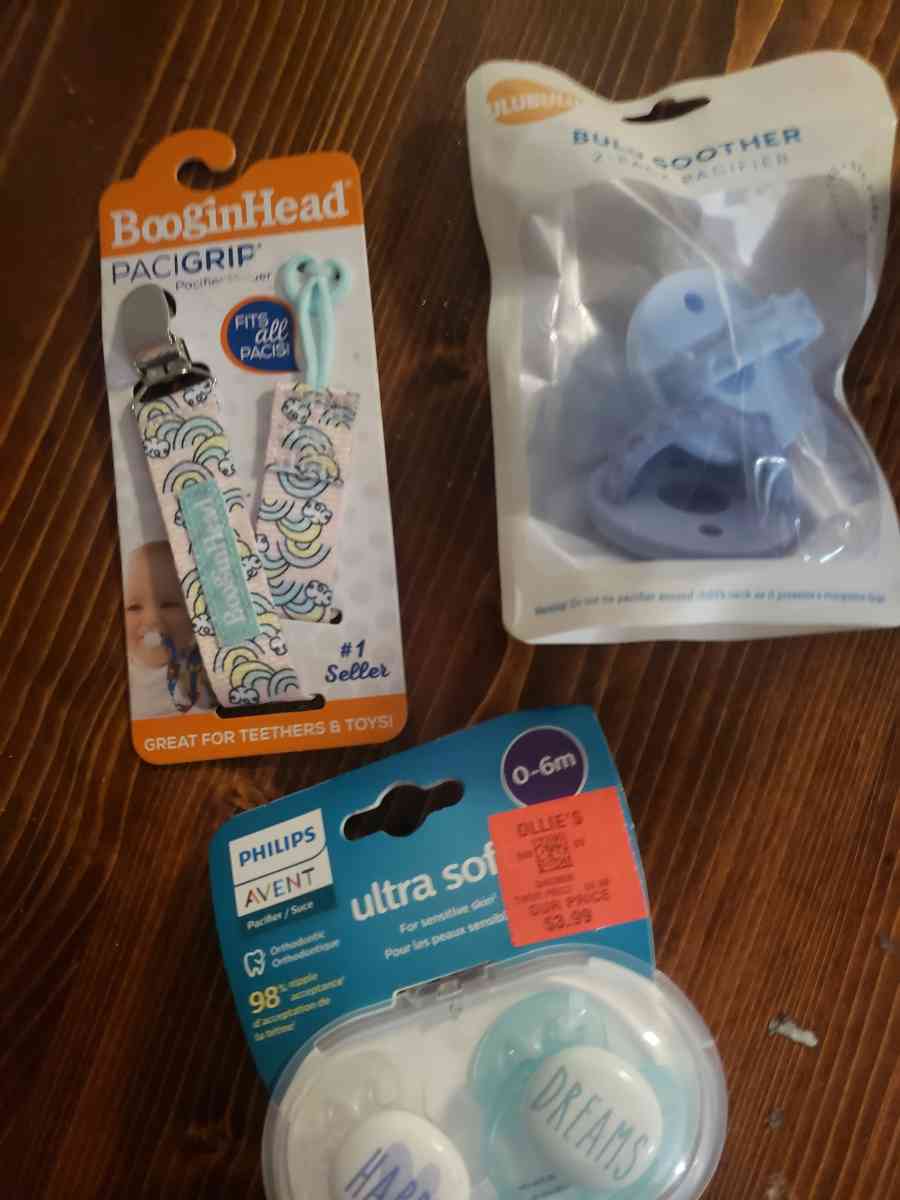 pacifiers and toys