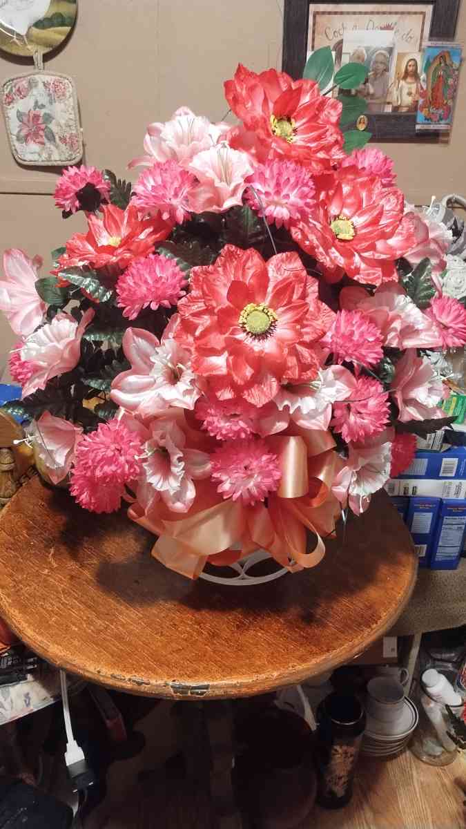 Assorted flowers arrangements a lot of different colors and