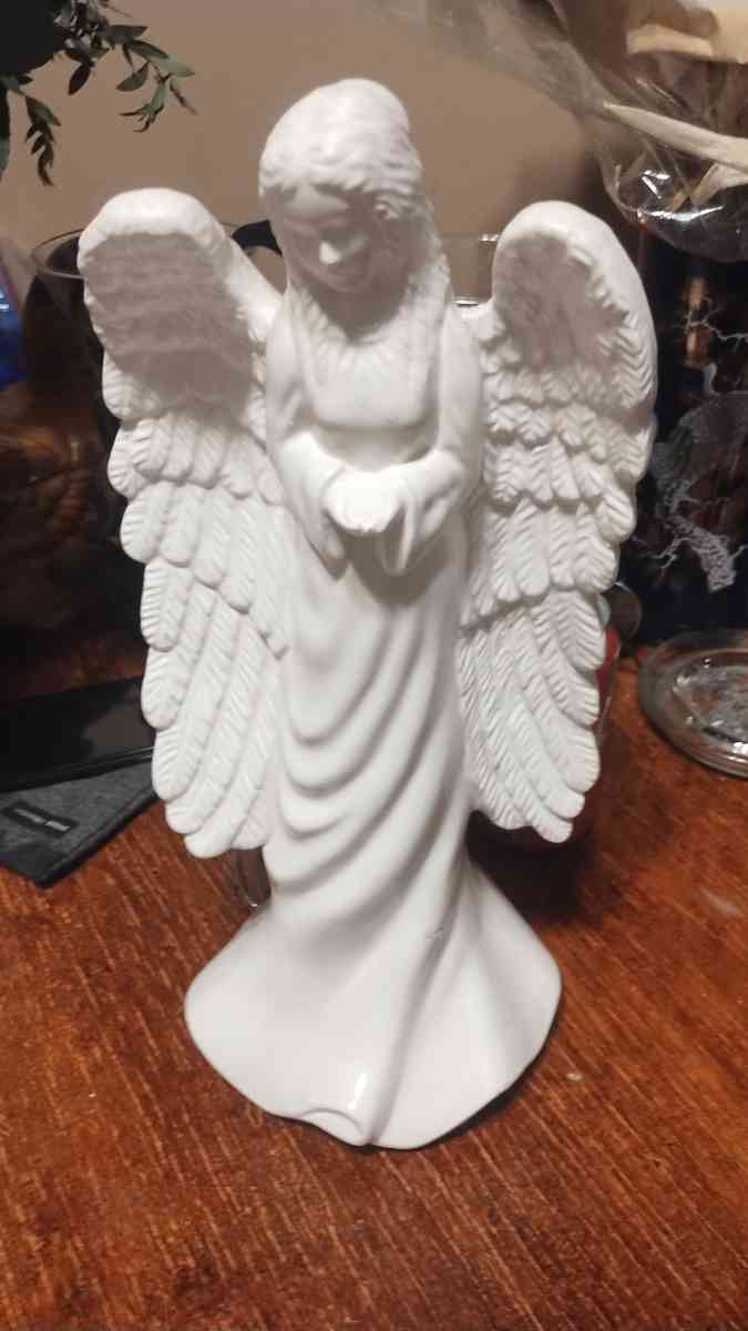 white ceramic Angel