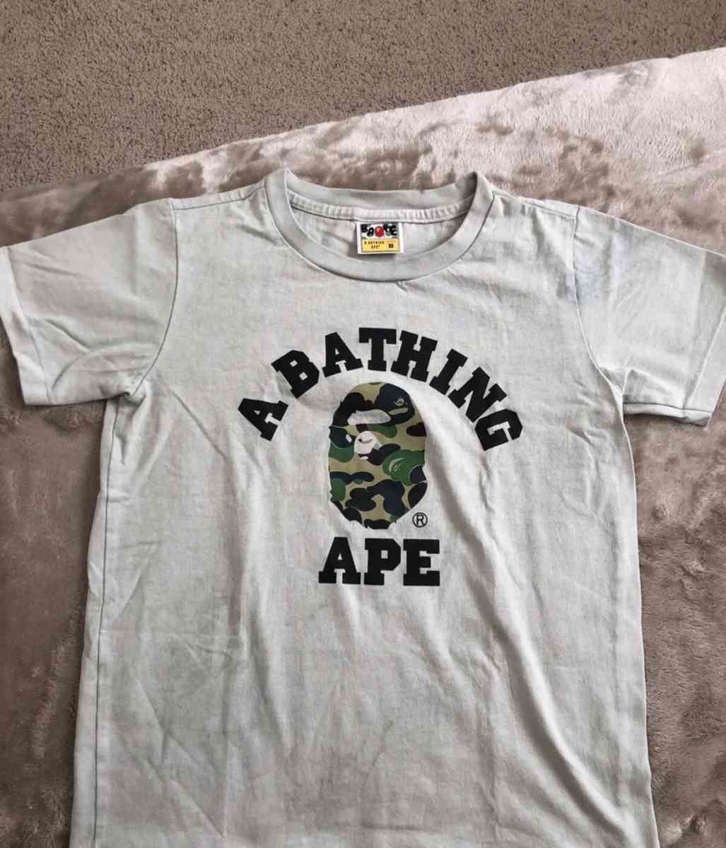 white bape shirt all sizes