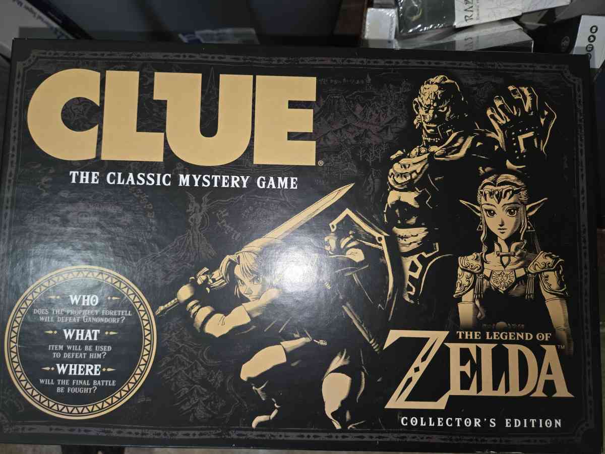 legends of Zelda clue game