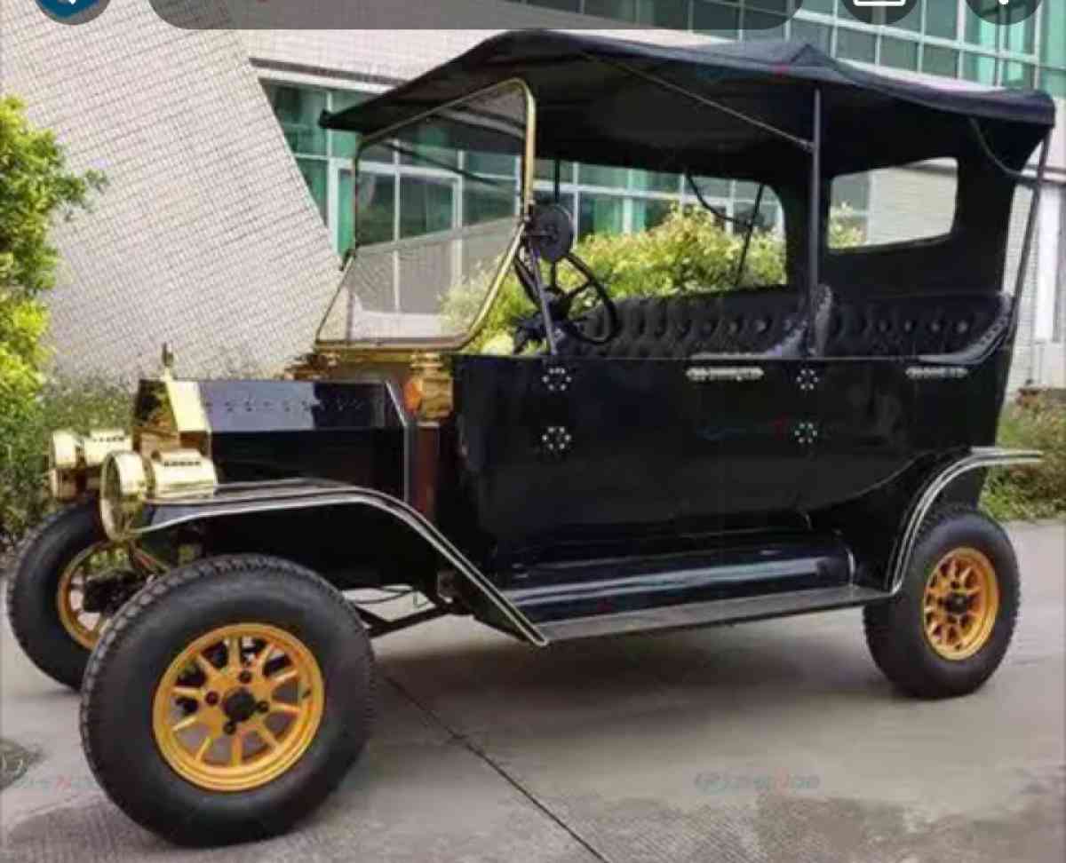 classic vintage golf cart