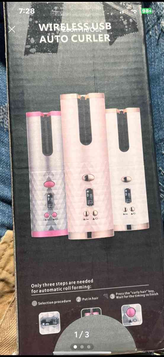 wireless usb hair curler