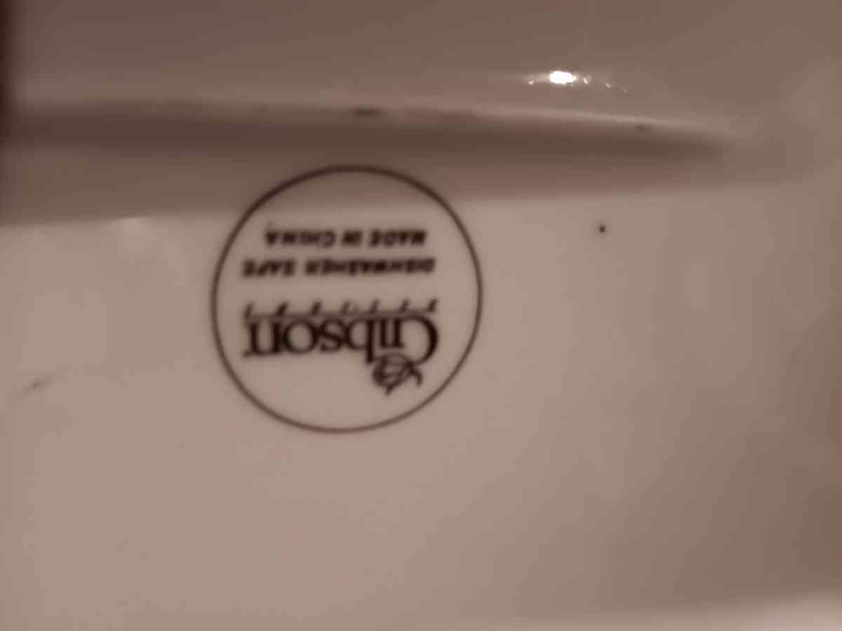 1999Gibson Platter Calla Lily 14 x 10 Steak Platters Flower